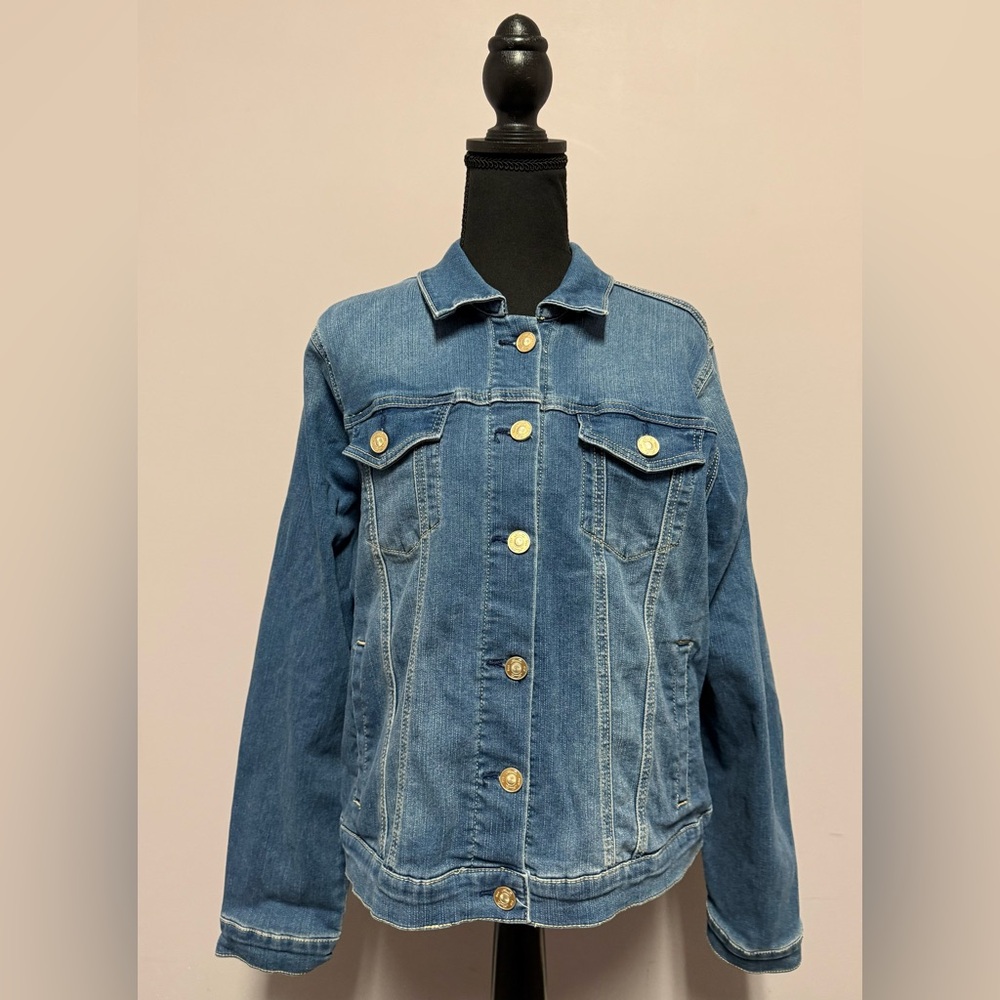 SEVEN 7 Stretch JEAN Jacket DENIM Medium